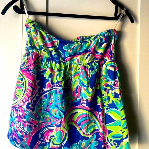 Lilly Pulitzer ‘Val’ strapless top in Toucan Play - Picture 3 of 3